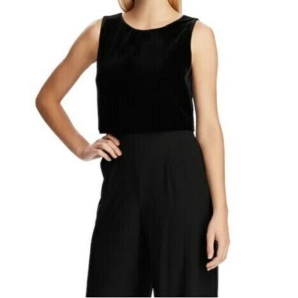 Chaps Women’s Wide-Leg Velvet Jumpsuit - Picture 2 of 6